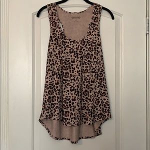 Leopard print tank top